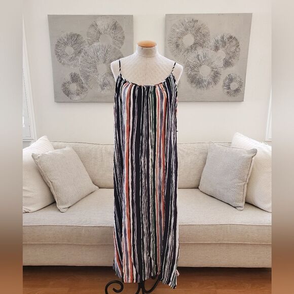 🌞 CITY CHIC 🌞 Jungle Stripe Maxi Sundress - [Size 16] - Picture 2 of 11
